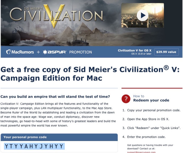 civilization v for mac free